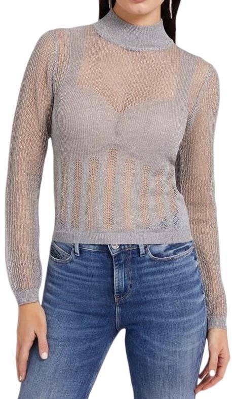GUESS TOP GUESS ADDY POINTELLE W2GR35Z2Z90 ΑΣΗΜΙ