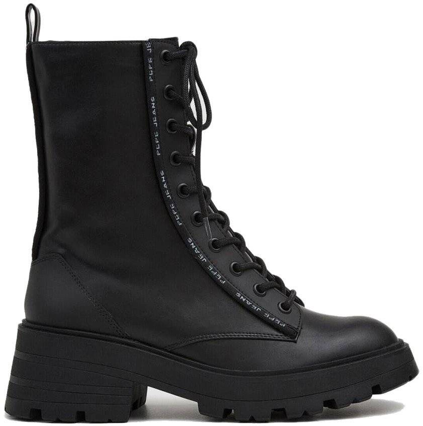 PEPE JEANS ΜΠΟΤΑΚΙ PEPE JEANS SODA RUB W PLS50473 ΜΑΥΡΟ