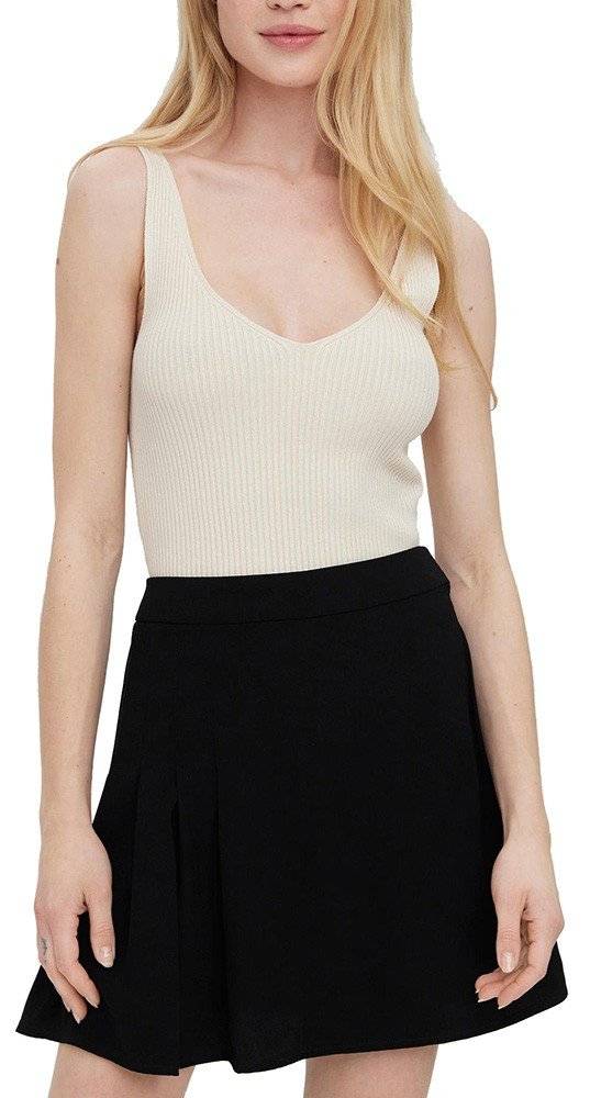 VERO MODA TOP VERO MODA VMGLORY RIB 10264760 ΜΠΕΖ