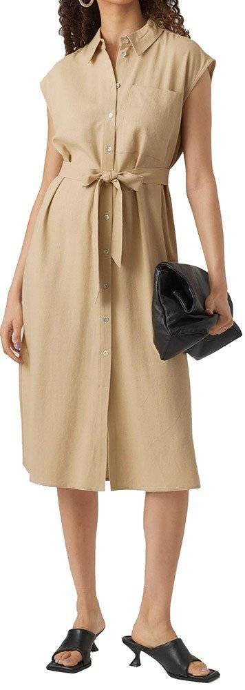 VERO MODA ΦΟΡΕΜΑ VERO MODA VMMYMILO 10282532 ΣΚΟΥΡΟ ΜΠΕΖ