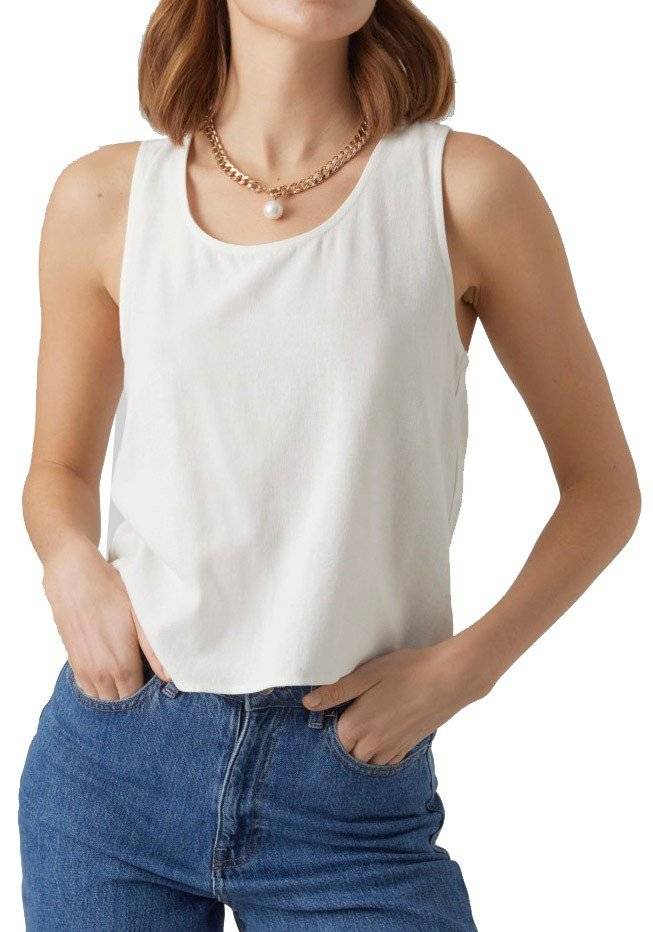 VERO MODA TOP VERO MODA VMMYMILO 10282519 ΛΕΥΚΟ