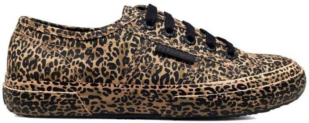 SUPERGA ΠΑΠΟΥΤΣΙ SUPERGA 2750 ΜΑΥΡΟ/ΚΑΦΕ LEOPARD ALL OVER S31268W A8P ΜΑΥΡΟ/ΚΑΦΕ