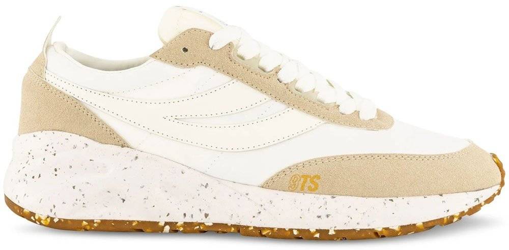 ΠΑΠΟΥΤΣΙ SUPERGA 4089 TRAINING 9TS SLIM VEGAN S7128GW A5P ΜΠΕΖ/ΛΕΥΚΟ