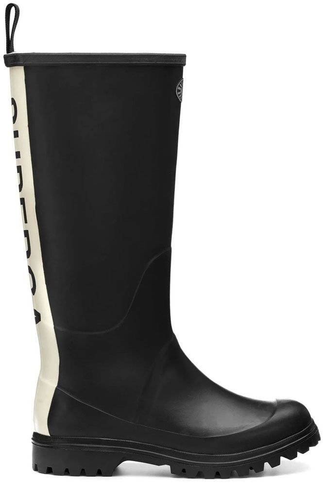 SUPERGA ΓΑΛΟΤΣΕΣ SUPERGA 799 RUBBER BOOTS LETTERING S00G700 999 ΜΑΥΡΟ