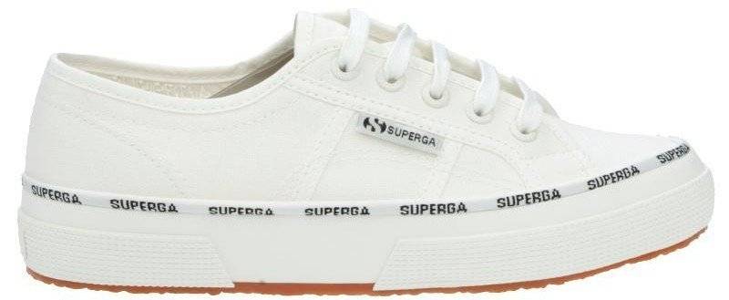 SUPERGA ΠΑΠΟΥΤΣΙ SUPERGA 2750 LOGO PIPING S7125NW-AOC ΛΕΥΚΟ