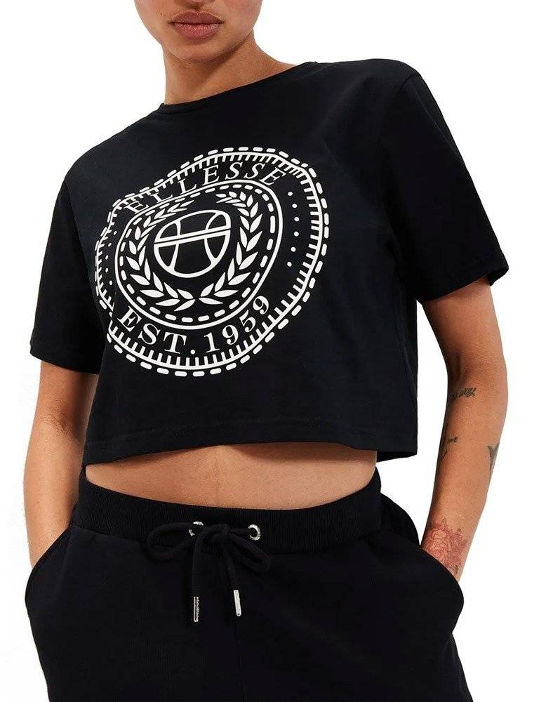 ELLESSE CROP TOP ELLESSE CARALA SGR17774 ΜΑΥΡΟ