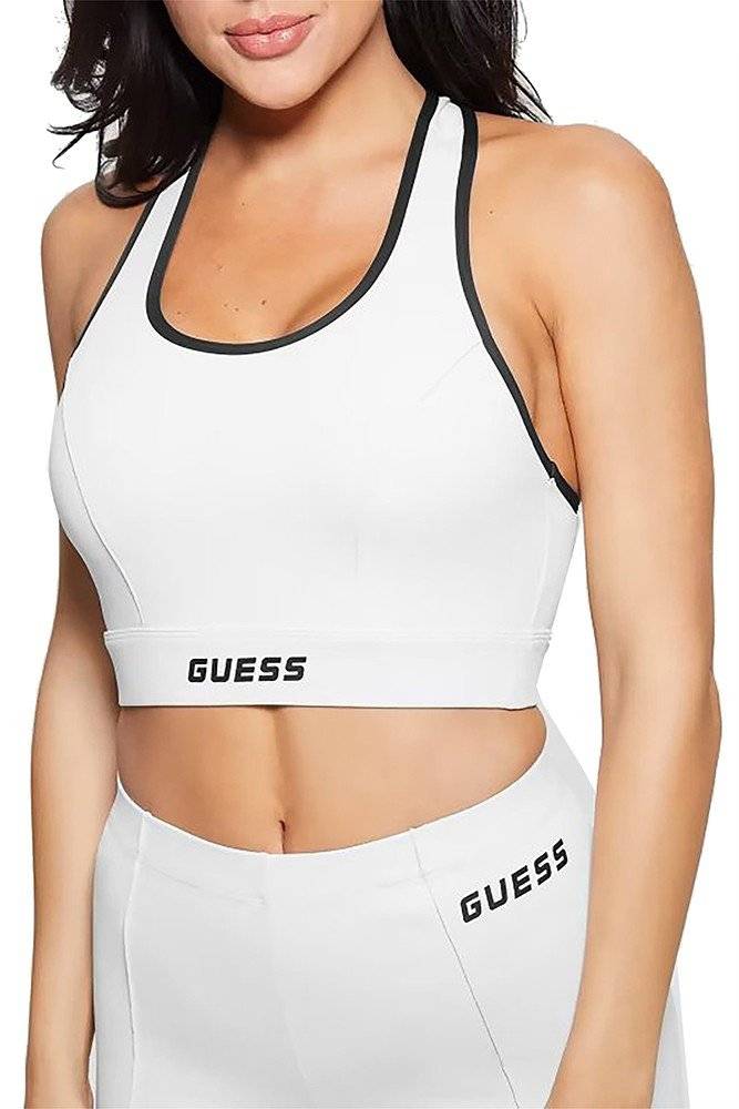 TOP GUESS ADRIANNA ACTIVE BRA V3RP00KBIL2 ΛΕΥΚΟ