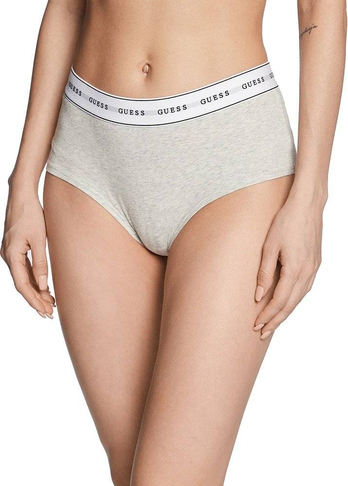 ΣΛΙΠΑΚΙ GUESS CARRIE CULOTTE ΜΑΧΙ O97E03KBBU1 ΑΝΟΙΧΤΟ ΓΚΡΙ ΜΕΛΑΝΖΕ