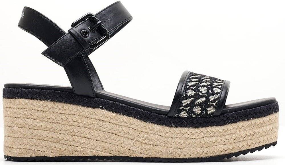 ΠΛΑΤΦΟΡΜΕΣ PEPE JEANS WITNEY JACQUARD PLS90594 ΜΑΥΡΟ