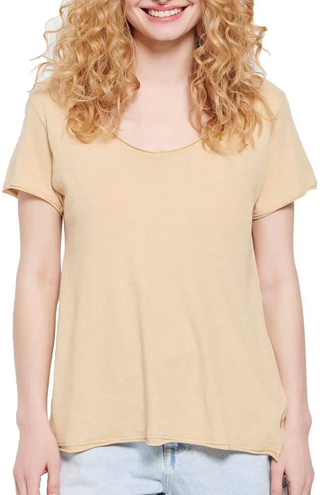 FUNKY BUDDHA T-SHIRT FUNKY BUDDHA FBL007-100-04 ΜΠΕΖ