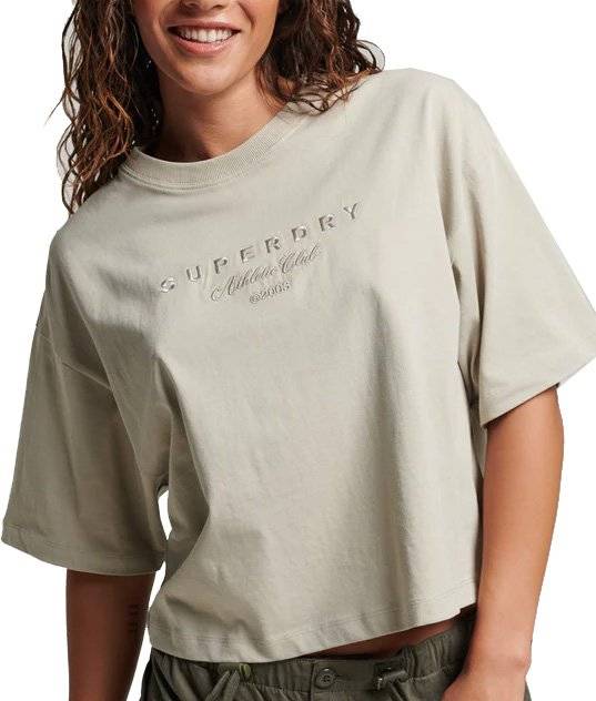 SUPERDRY T-SHIRT SUPERDRY SDCD CODE SURPLUS OS BOXY W1011115A ΜΠΕΖ/ΓΚΡΙ