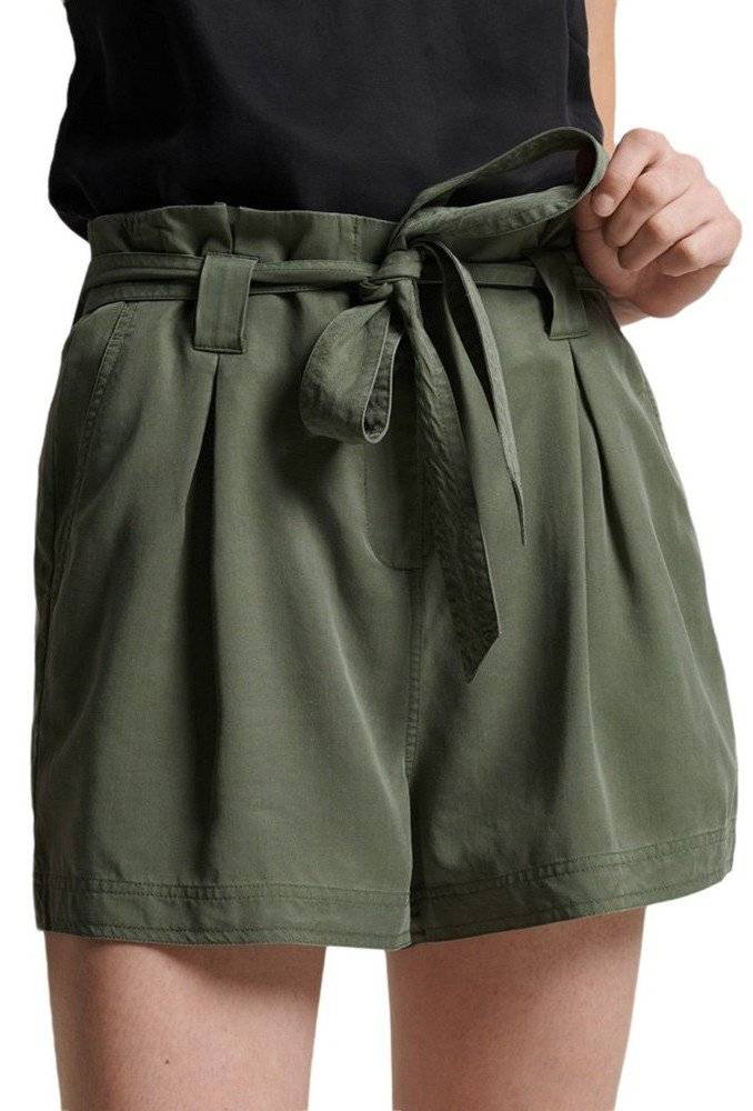 SUPERDRY ΣΟΡΤΣ SUPERDRY OVIN VINTAGE PAPER BAG W7110297A ΧΑΚΙ