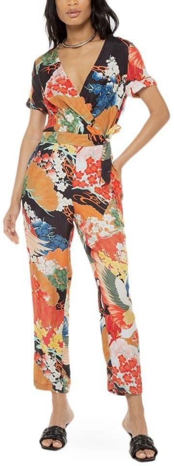 SUPERDRY ΟΛΟΣΩΜΗ ΦΟΡΜΑ SUPERDRY OVIN VINTAGE WOVEN W8011291A FLORAL ΠΟΛΥΧΡΩΜΟ