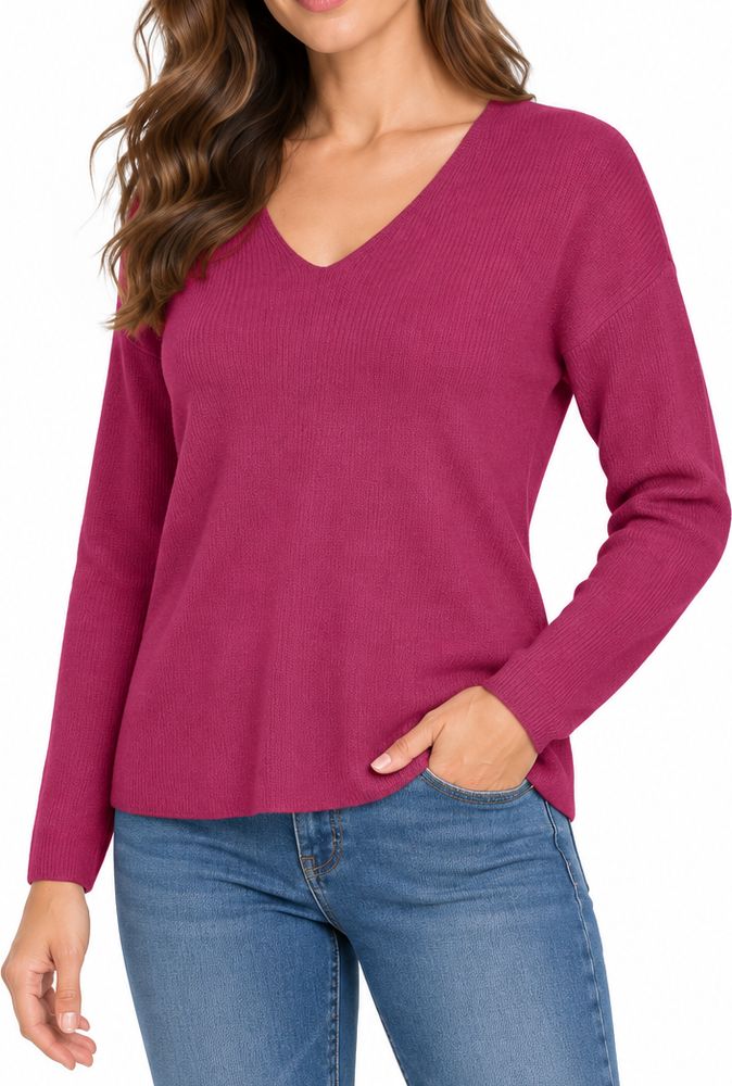 VERO MODA ΠΟΥΛΟΒΕΡ VERO MODA VMCREWLEFILE 10233357 ΣΚΟΥΡΟ ΡΟΖ