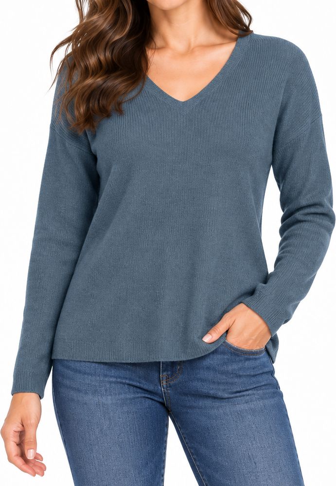 ΠΟΥΛΟΒΕΡ VERO MODA VMCREWLEFILE 10233357 ΣΚΟΥΡΟ ΜΠΛΕ