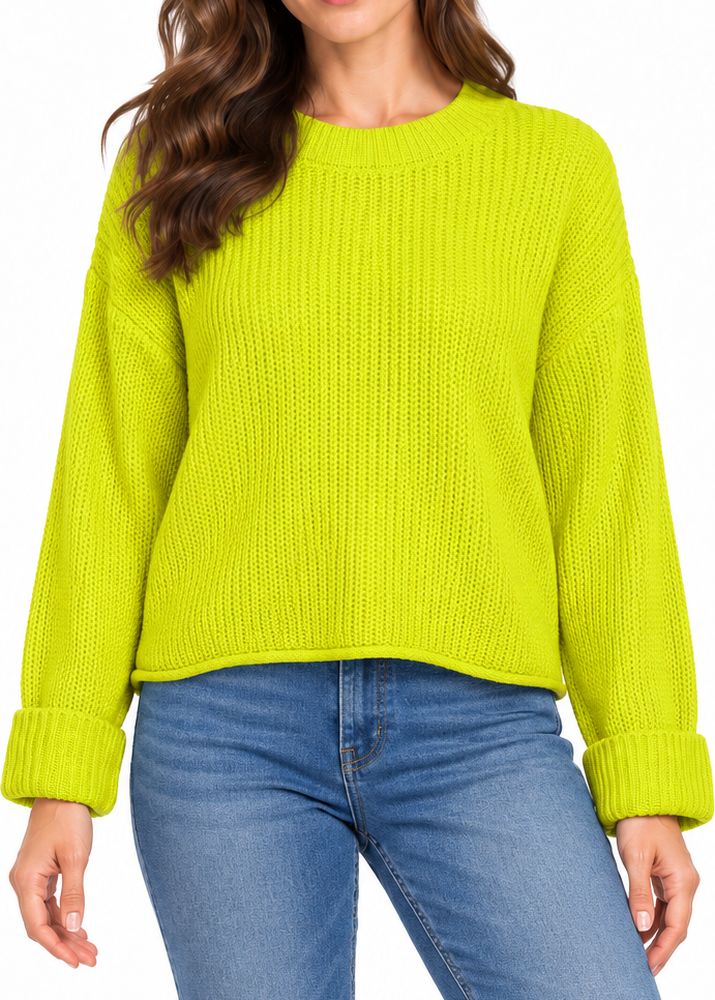 VERO MODA ΠΟΥΛΟΒΕΡ VERO MODA VMSAYLA FOLD 10290615 ΚΙΤΡΙΝΟ