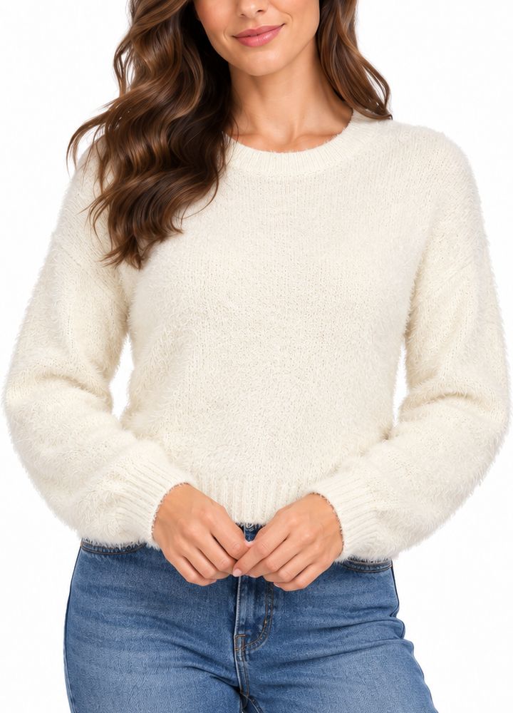 VERO MODA ΠΟΥΛΟΒΕΡ VERO MODA VMPOILU OPEN BACK 10291093 ΕΚΡΟΥ
