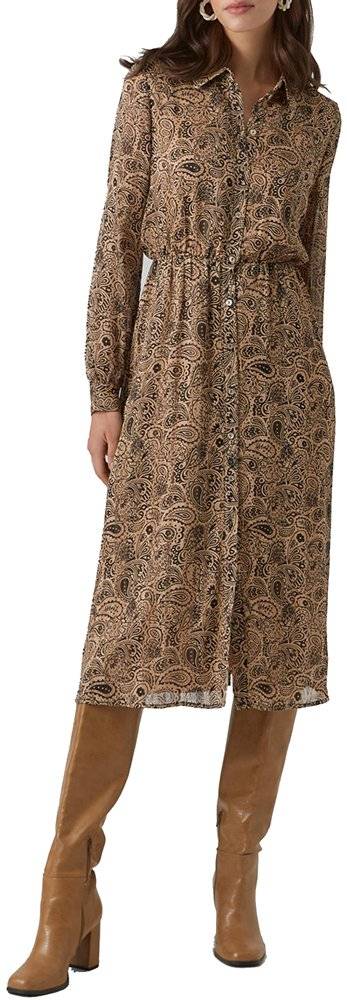 VERO MODA ΦΟΡΕΜΑ VERO MODA VMEVI 10297316 ΣΚΟΥΡΟ ΜΠΕΖ