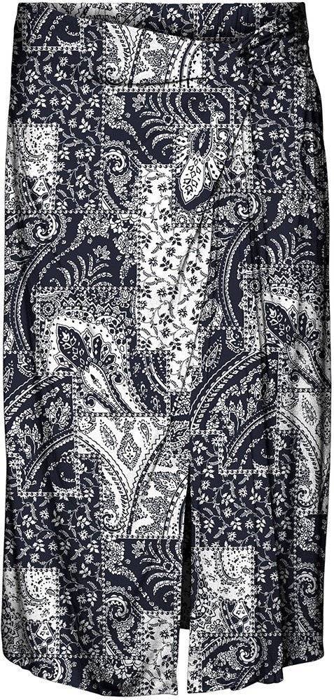 VERO MODA ΦΟΥΣΤΑ VERO MODA VMEBBA ANNA MIDI 10288015 ΣΚΟΥΡΟ ΜΠΛΕ