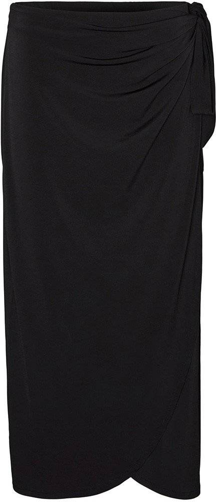 VERO MODA ΦΟΥΣΤΑ VERO MODA VMFRANCES MIDI 10290562 ΜΑΥΡΟ