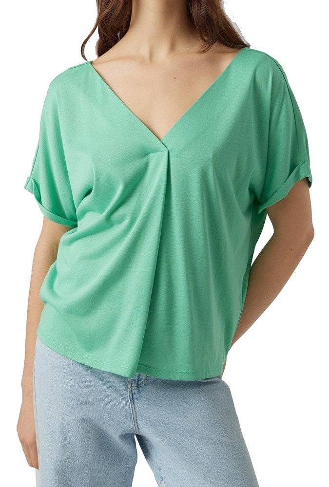 T-SHIRT VERO MODA VMFLIA 10288373 ΑΝΟΙΧΤΟ ΠΡΑΣΙΝΟ