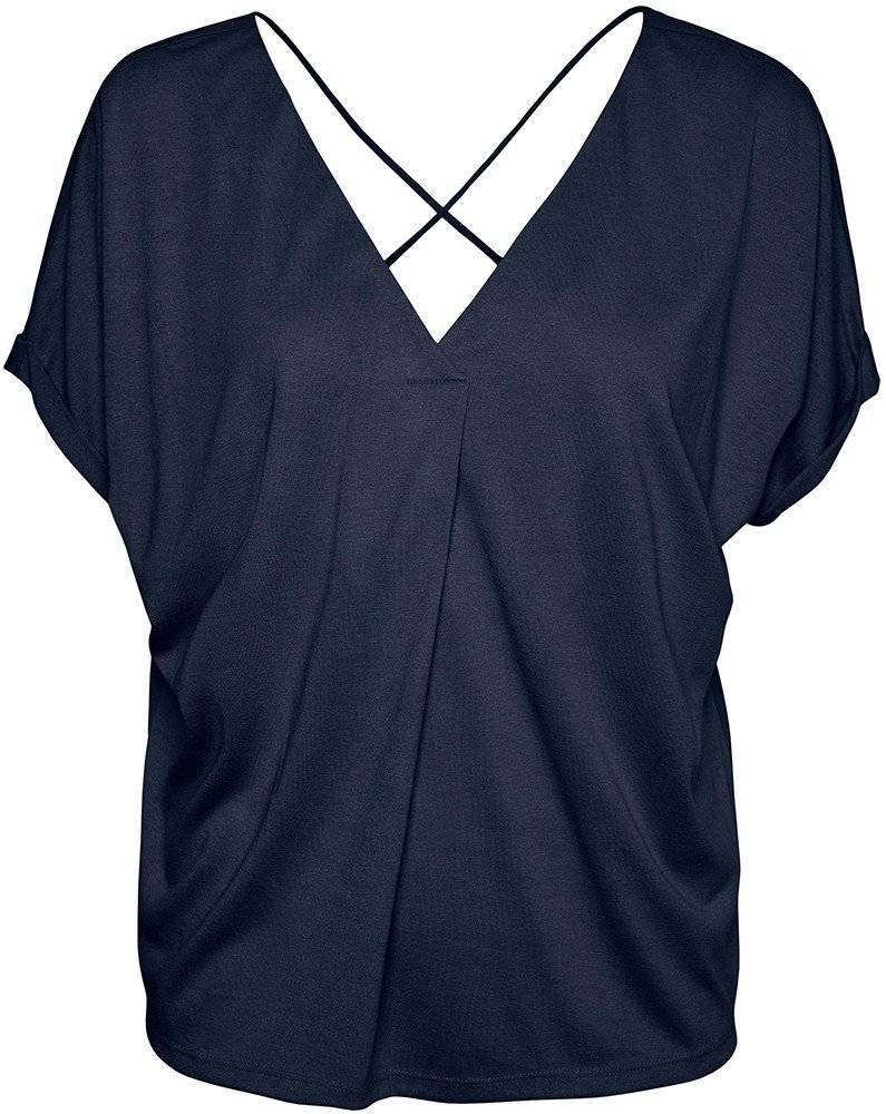 T-SHIRT VERO MODA VMFLIA 10288373 ΣΚΟΥΡΟ ΜΠΛΕ