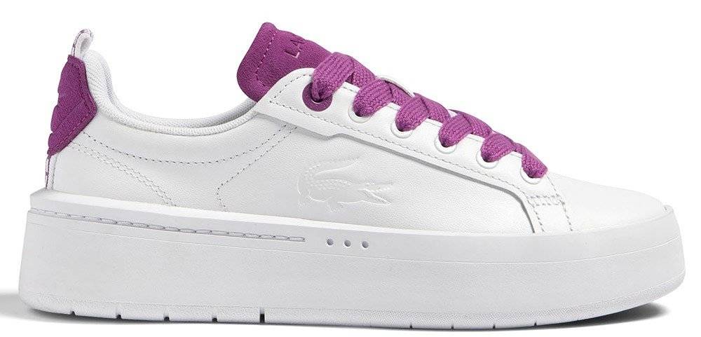 LACOSTE ΠΑΠΟΥΤΣΙ LACOSTE CARNABY PLATFORM 45SFA0040 Z54 ΛΕΥΚΟ/ΜΩΒ