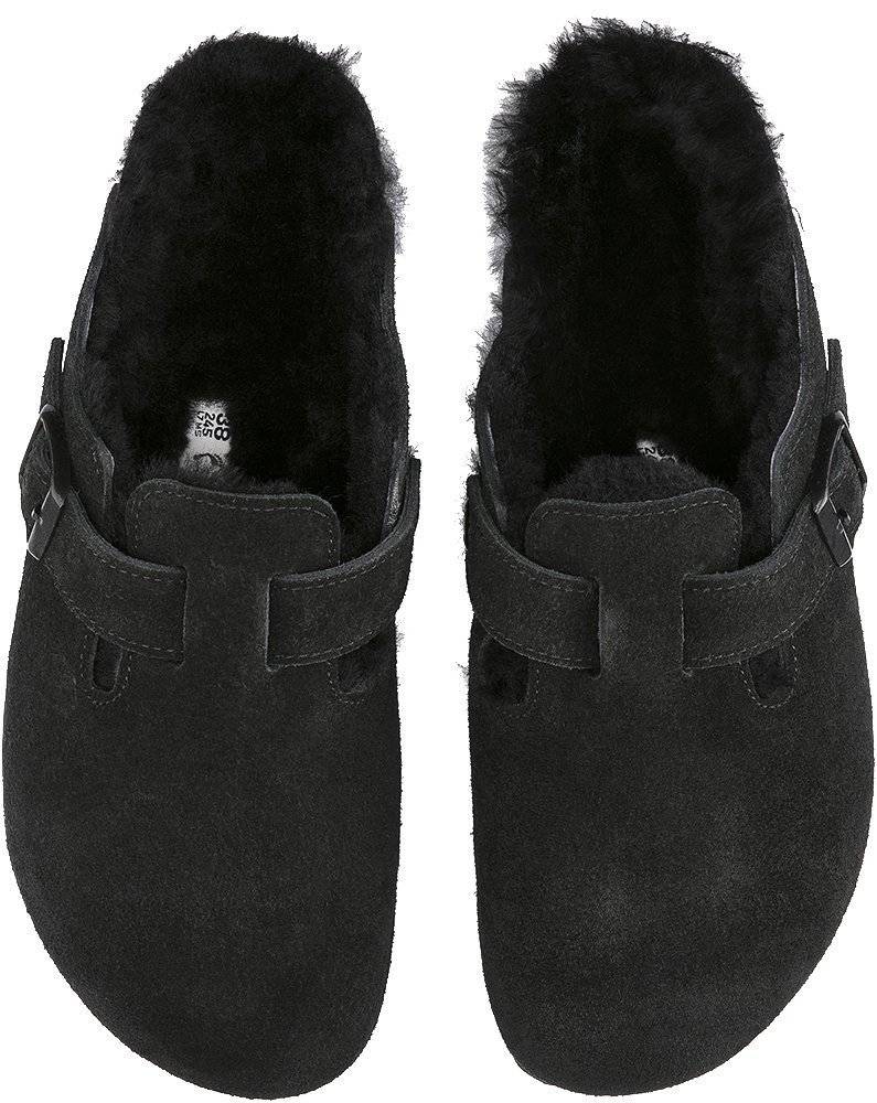 BIRKENSTOCK ΠΑΝΤΟΦΛΕΣ BIRKENSTOCK BOSTON VL SHEARLING NARROW 259883 ΜΑΥΡΟ