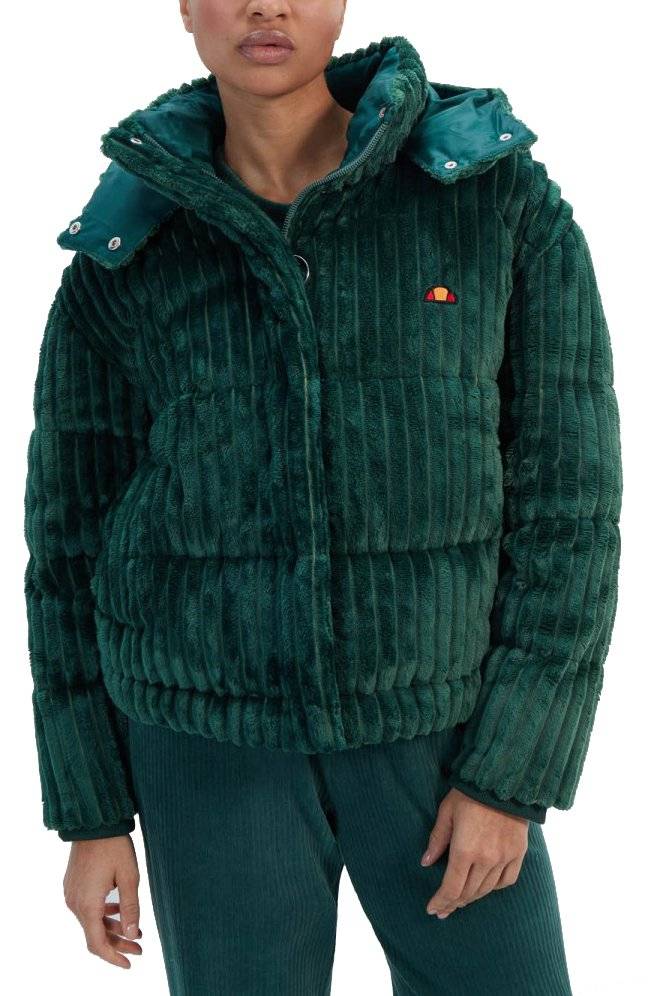 ΜΠΟΥΦΑΝ ELLESSE ROMOLO PADDED SGT19174 ΣΚΟΥΡΟ ΠΡΑΣΙΝΟ