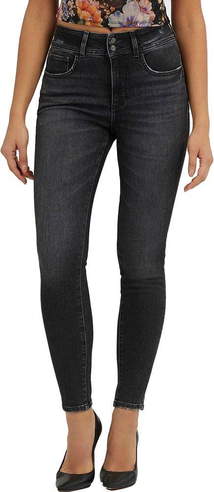 GUESS JEANS GUESS SHAPE UP SKINNY W3YA35D52T2 ΜΑΥΡΟ