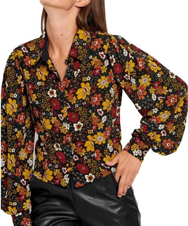FUNKY BUDDHA ΠΟΥΚΑΜΙΣΟ FUNKY BUDDHA FLORAL FBL008-118-05 ΠΟΛΥΧΡΩΜΟ
