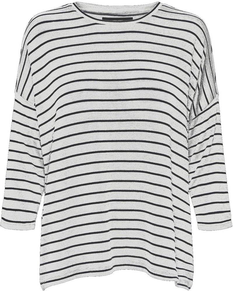 ΠΟΥΛΟΒΕΡ VERO MODA VMBRIANNA 3/4 10277858 ΛΕΥΚΟ/ΜΑΥΡΟ
