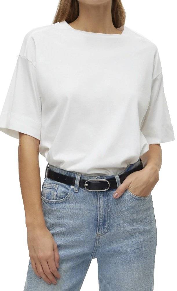 VERO MODA T-SHIRT VERO MODA VMDIDDE LOOSE 10301183 ΛΕΥΚΟ