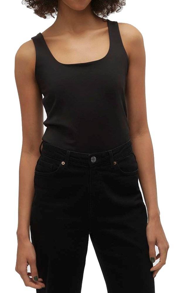 VERO MODA TOP VERO MODA VMMILLION 10305800 ΜΑΥΡΟ