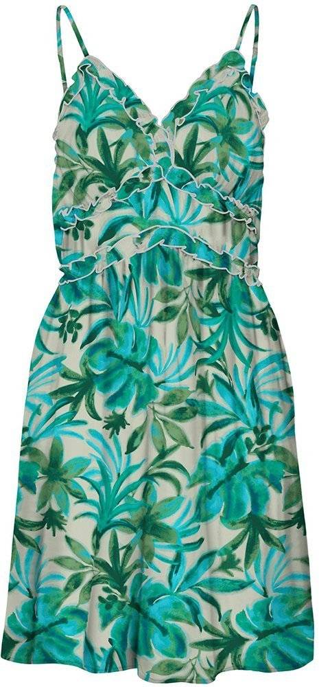 VERO MODA ΦΟΡΕΜΑ VERO MODA VMSMILLA 10307976 FLORAL ΠΡΑΣΙΝΟ