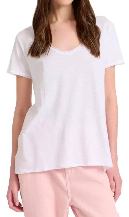 FUNKY BUDDHA T-SHIRT FUNKY BUDDHA FBL009-100-04 ΛΕΥΚΟ