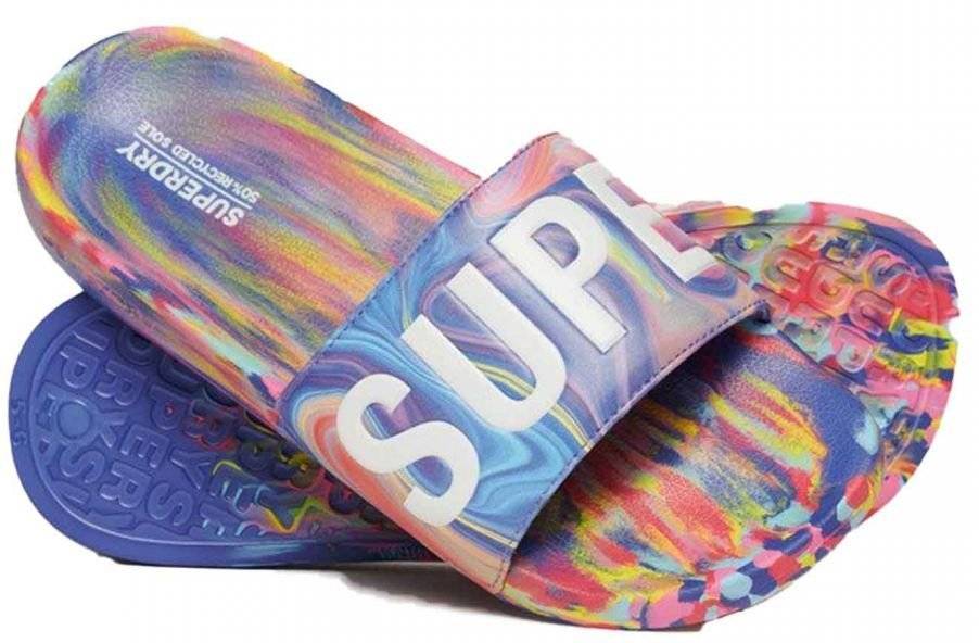 SUPERDRY ΣΑΓΙΟΝΑΡΕΣ SUPERDRY SDRY MARBLE VEGAN WF310218A ΠΟΛΥΧΡΩΜΟ