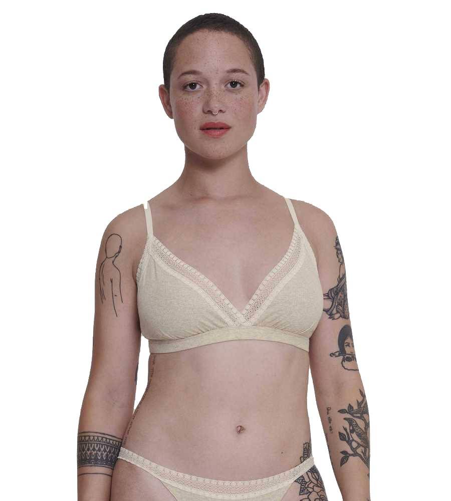 ΣΟΥΤΙΕΝ SLOGGI GO RIBBED R BRALETTE ΓΚΡΙ