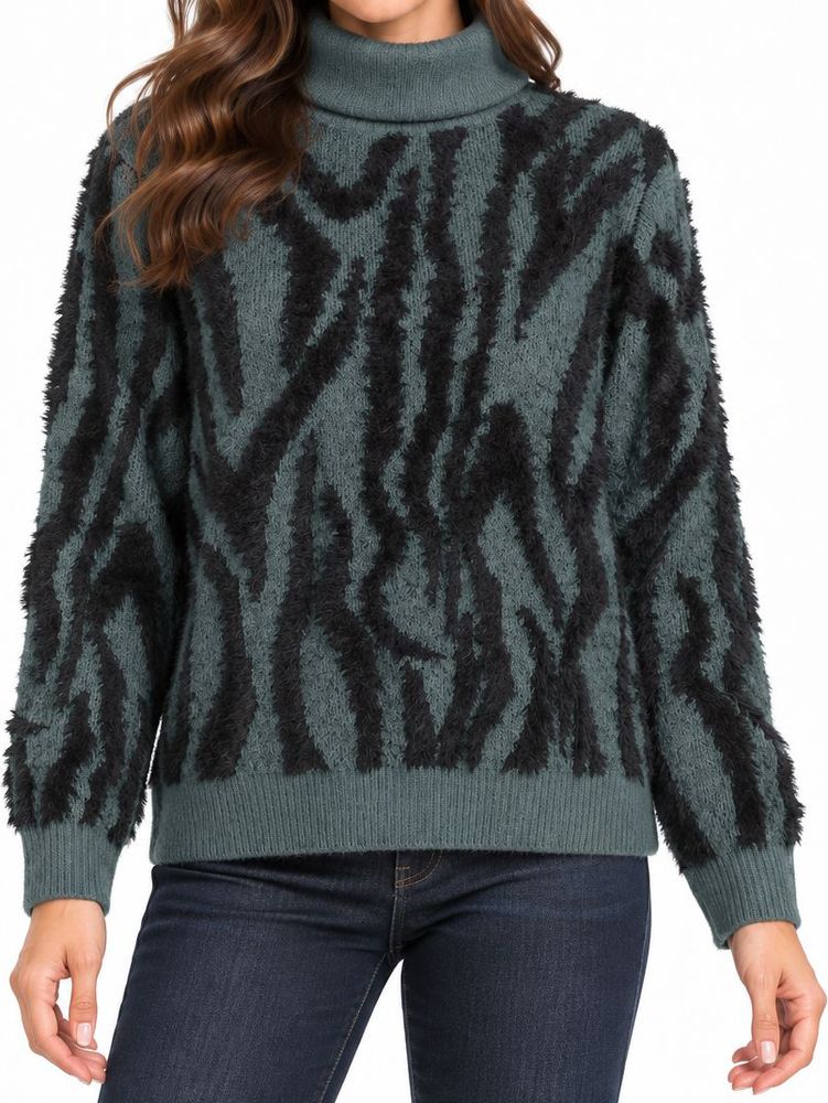 ΠΟΥΛΟΒΕΡ VERO MODA VMVALENTINA 10314685 ΠΡΑΣΙΝΟ/ΜΑΥΡΟ
