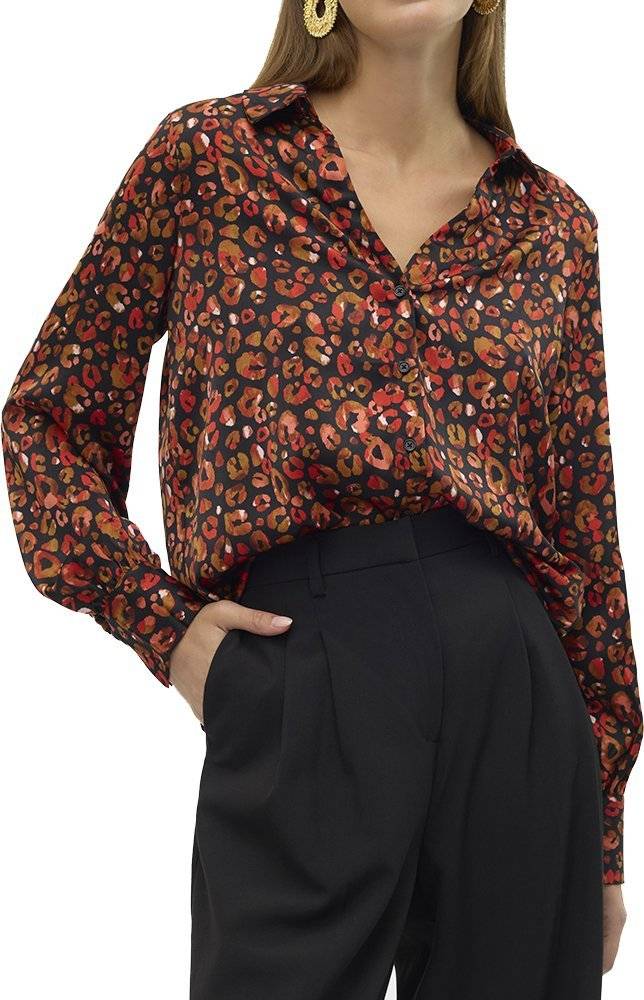 VERO MODA ΠΟΥΚΑΜΙΣΟ VERO MODA VMRUBIA 10320035 ΚΟΚΚΙΝΟ