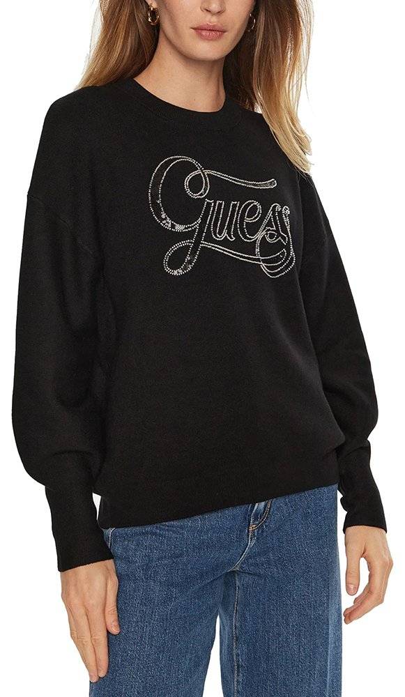 GUESS ΦΟΥΤΕΡ GUESS LAURA LOGO W4BR07Z26I2 ΜΑΥΡΟ