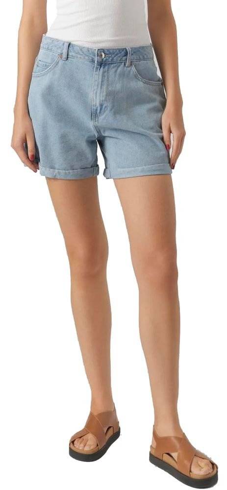 ΣΟΡΤΣ VERO MODA VMZURI HR LOOSE DENIM 10279493 ΑΝΟΙΧΤΟ ΜΠΛΕ