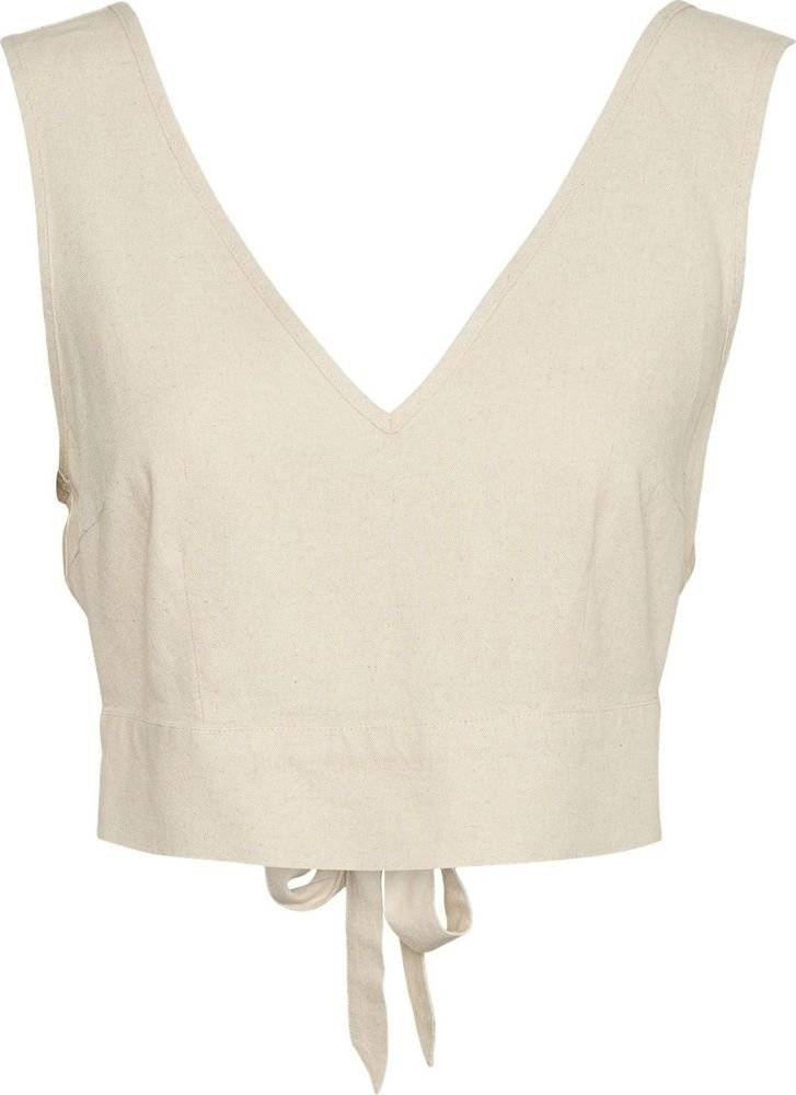 CROP TOP VERO MODA VMMYMILO 10321619 ΕΚΡΟΥ