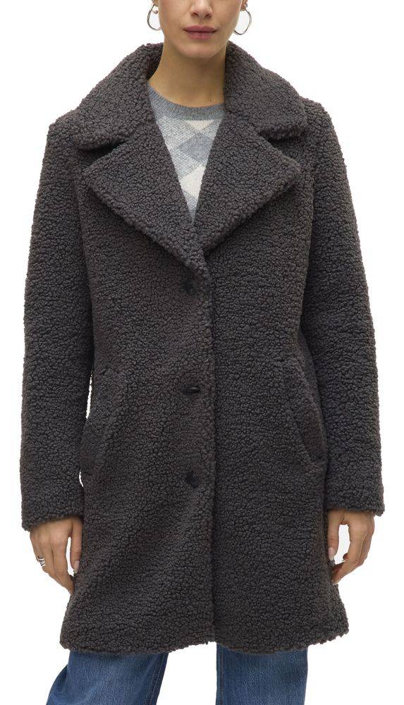 ΠΑΛΤΟ VERO MODA VMKYLIE TEDDY 10289938 ΑΝΘΡΑΚΙ