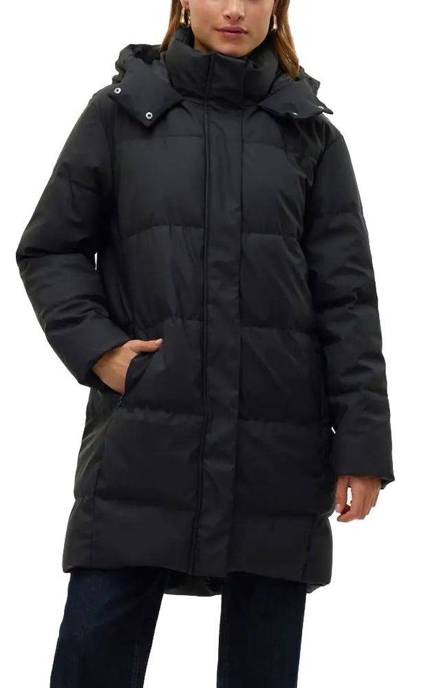 VERO MODA ΜΠΟΥΦΑΝ VERO MODA VMGRETAKYLIE COATED 10311317 ΜΑΥΡΟ