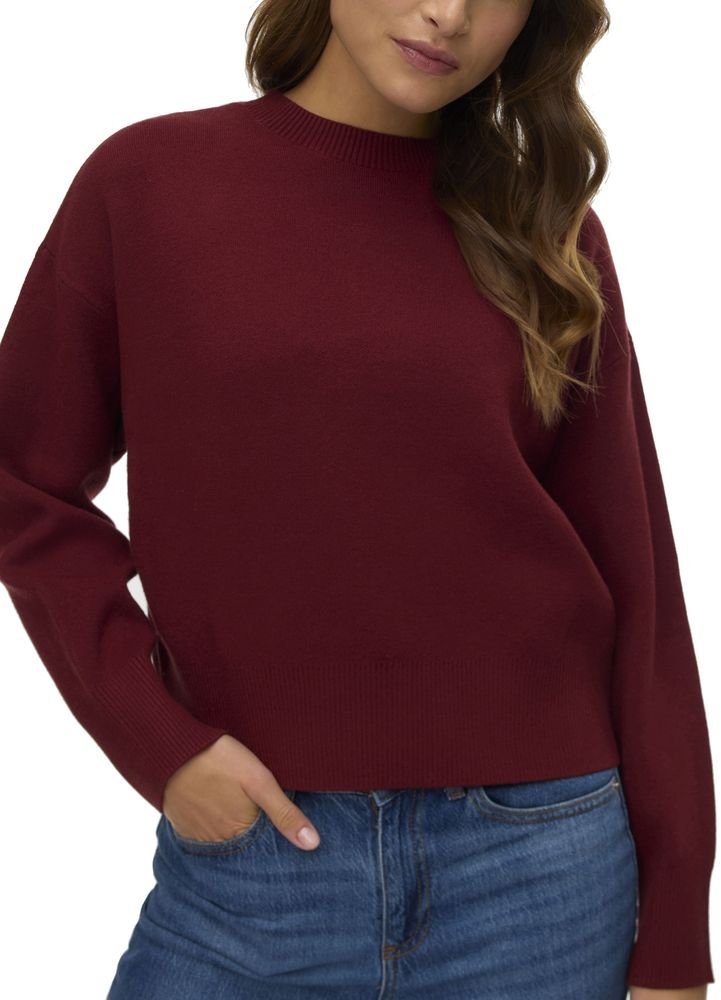 VERO MODA ΠΟΥΛΟΒΕΡ VERO MODA VMGOLD ART 10332206 ΜΠΟΡΝΤΩ