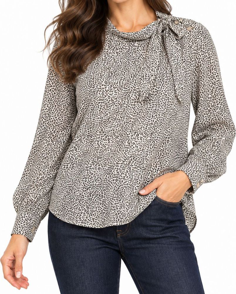 VERO MODA ΜΠΛΟΥΖΑ ΜΑΚΡΥΜΑΝΙΚΗ VERO MODA AWTELVA 10334457 ΕΚΡΟΥ/ΜΑΥΡΟ