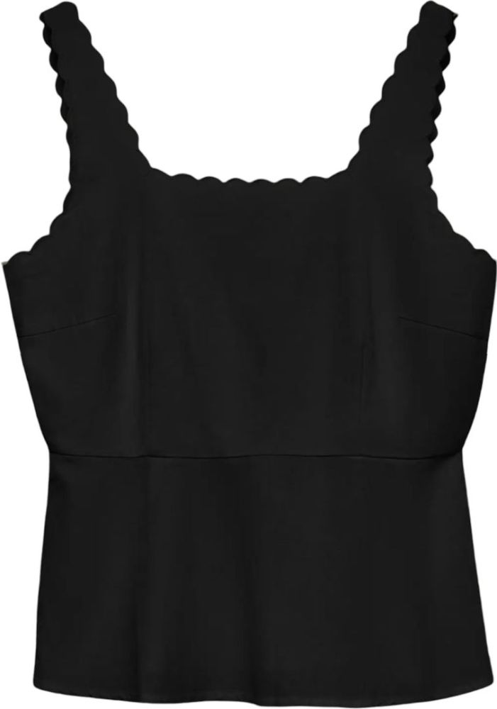 TOP VERO MODA VMJULIETTA SINGLET 10341723 ΜΑΥΡΟ