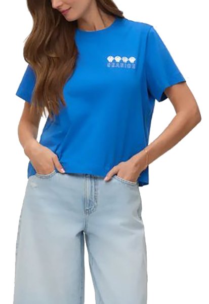 VERO MODA T-SHIRT VERO MODA VMGINA SEASIDE 10341996 ΜΠΛΕ ΡΟΥΑ