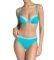 BIKINI TOP SLOGGI SWIM TURQUOISE STRIPES CTOWP  (38D)